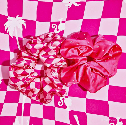 Kitsch - Women's Barbie Satin Brunch Scrunchies