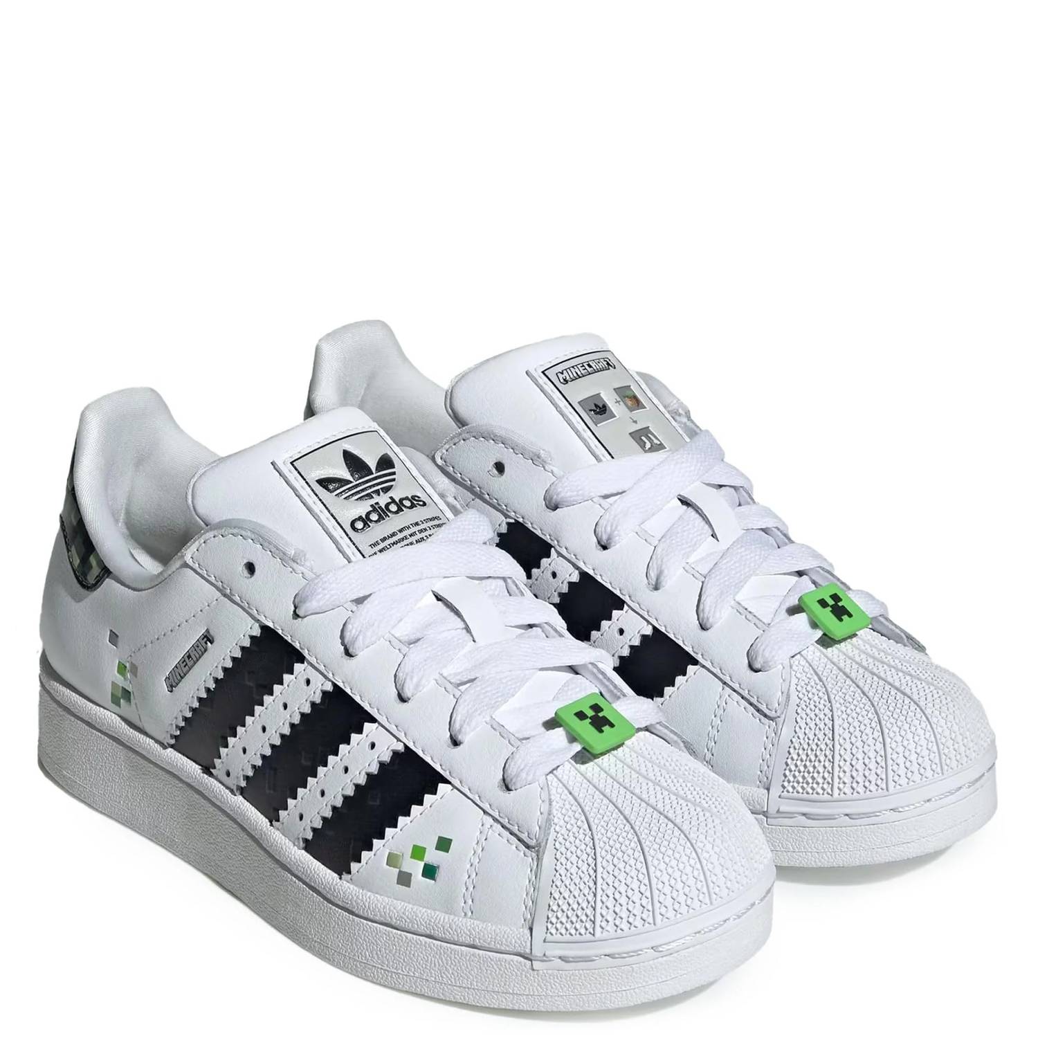 Adidas - Big Kids Superstar Ii X Minecraft Shoes