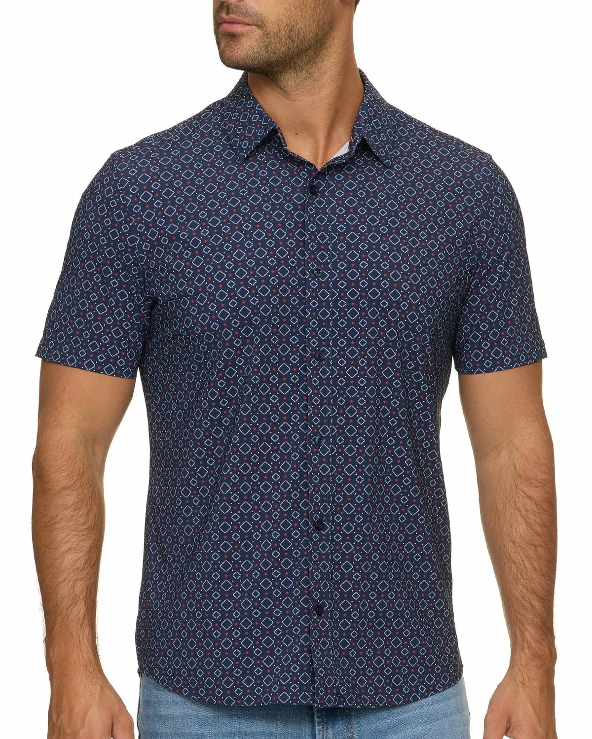 Flags & Anthem - Strongsville Star Print Journey Shirt