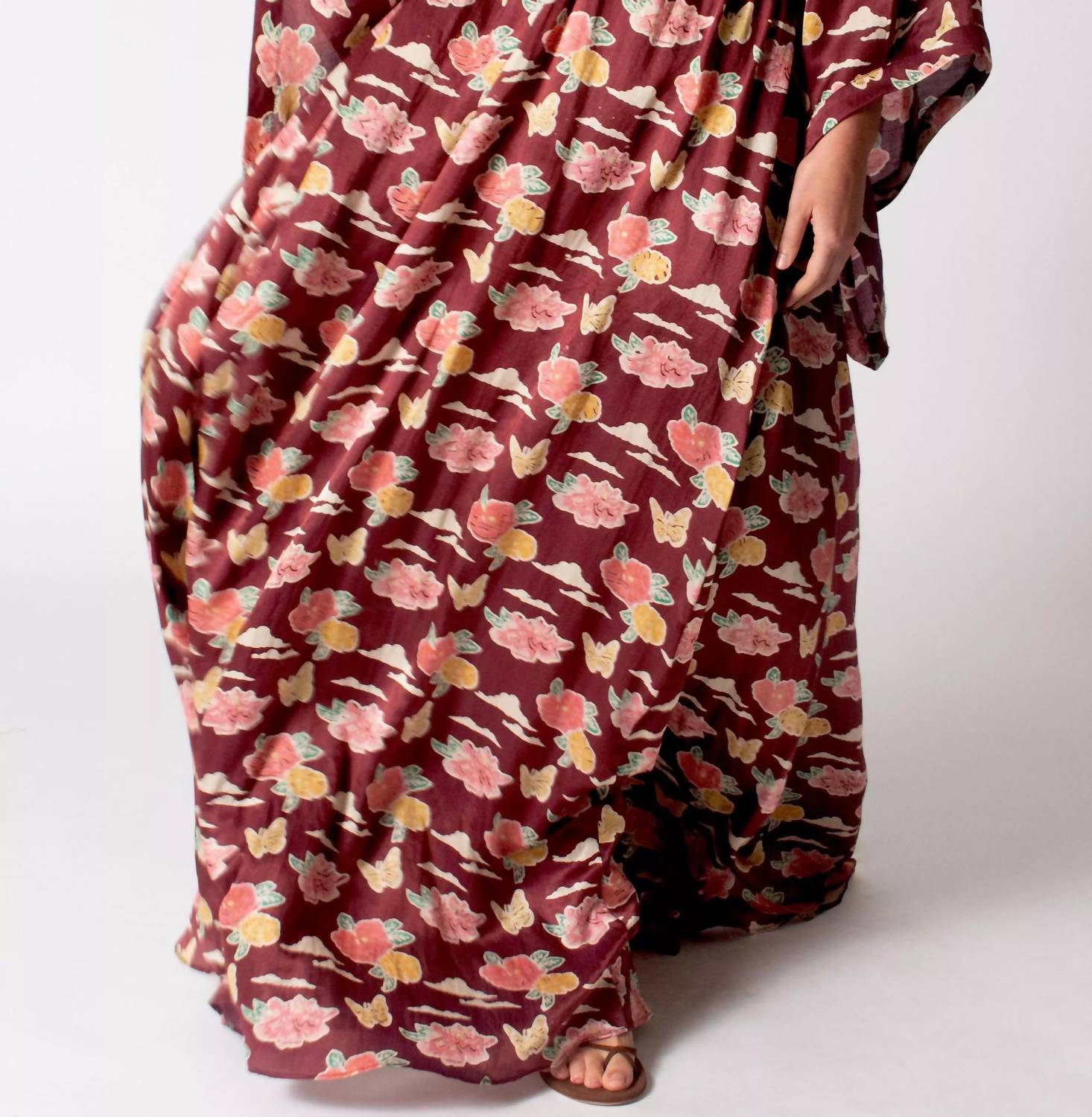 Miguelina - Amora Cut-out Floral Maxi Dress