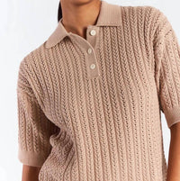 Brodie Cashmere - Spring Stitch Polo