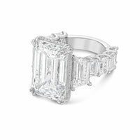 Diana M Jewels - Women's Emerald Lab-Grown Diamond Fashion Ring (10.00 Ct) - Bold