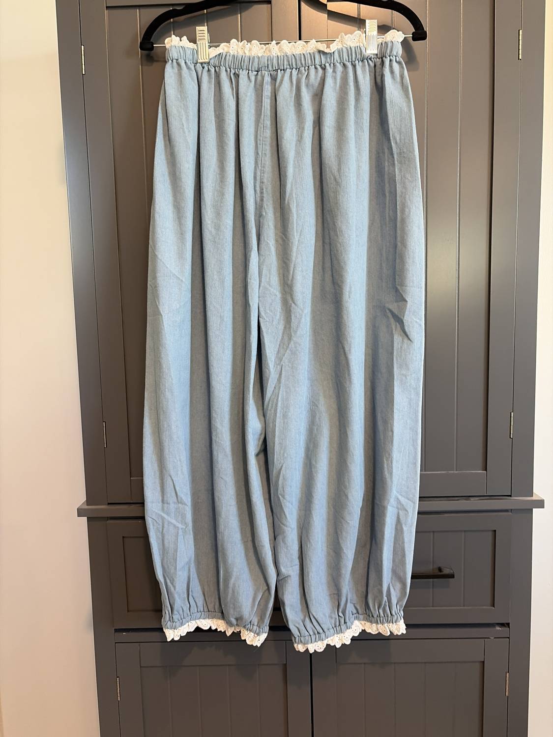 Easel - Women's Bloomer Bottoms Lace Above Waist Pants