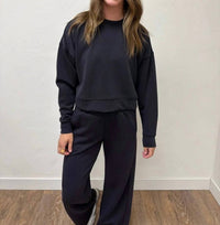 Mono B - Luxe Sand Wash Rib Sweater