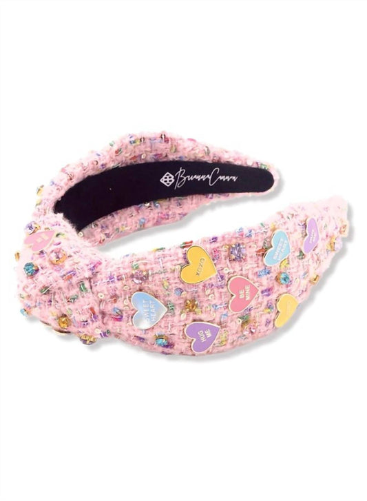 Brianna Cannon - Women's Tweed Heart Candy Headband