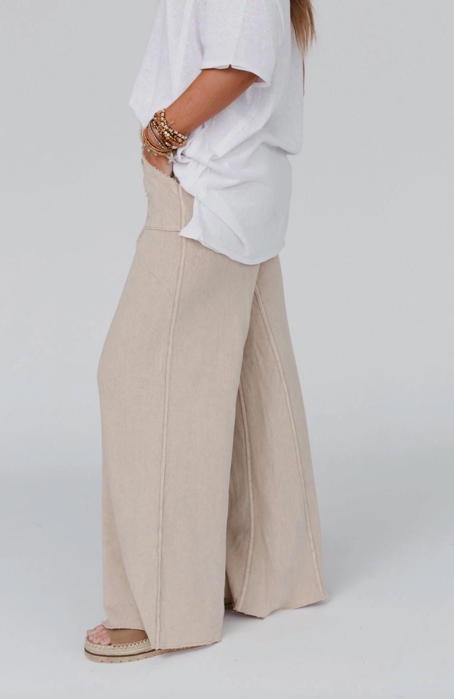 Three Bird Nest - Relaxing Wide Leg Robin Pants