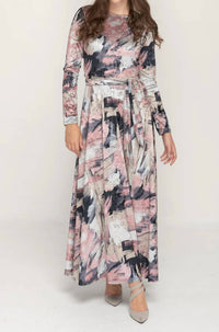 Kmw - Velvet Swirl Maxi Dress