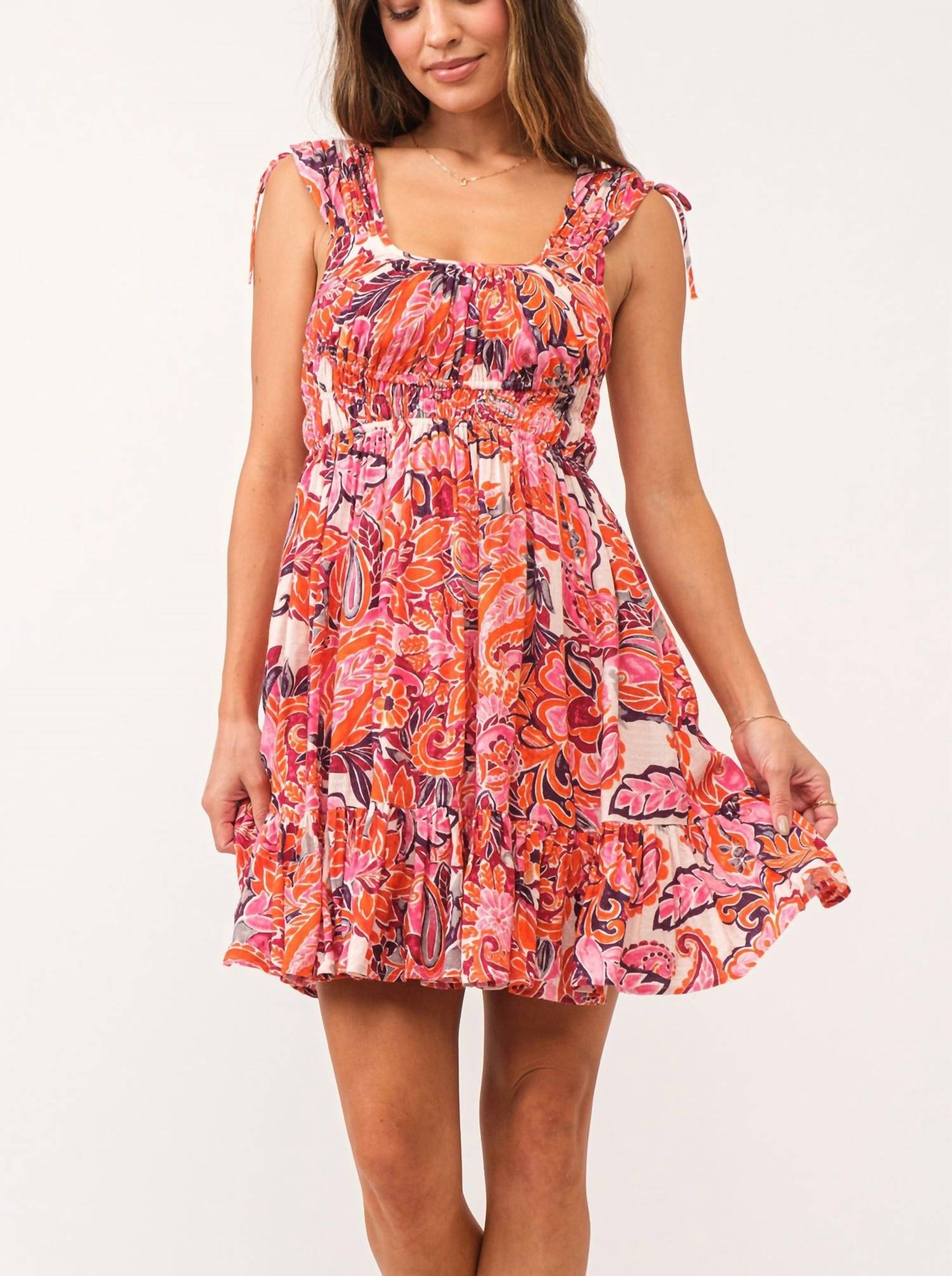 Dear John Denim - Hope Cinched Tie Mini Dress