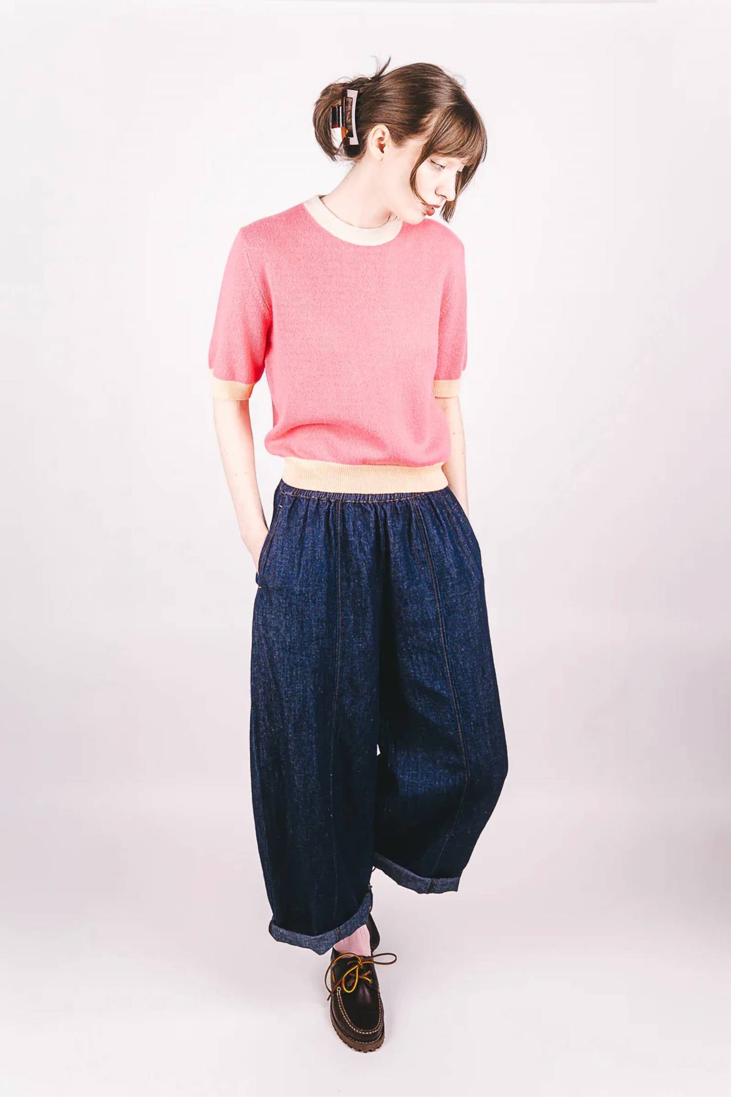 Jumper1234 - Many Contrast Cashmere T-shirt