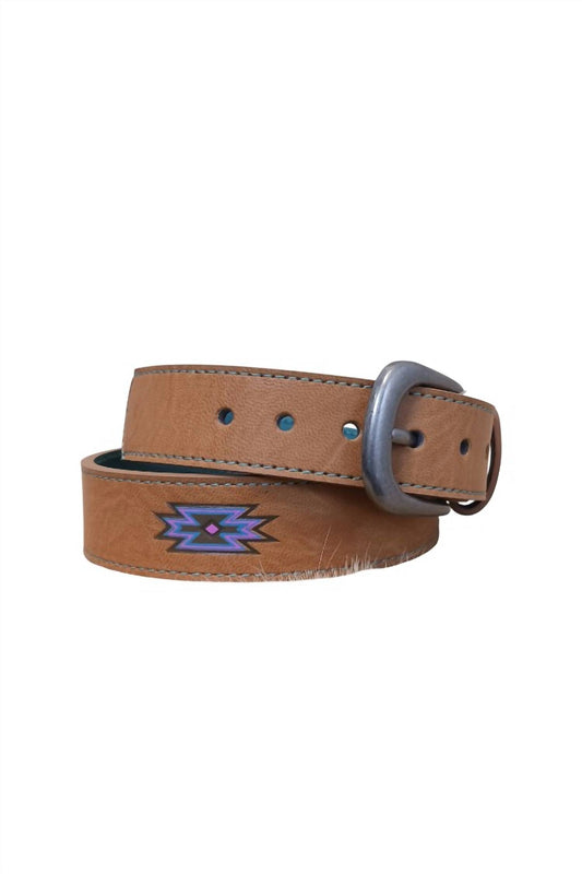 Catchfly - Women's Aztec Design Print Belt