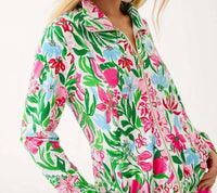 Lilly Pulitzer - Eleni Upf 50+ Zip-up Top