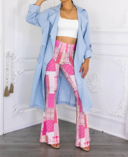 Surelymine - Denim Fashion Lightweight Coat