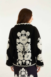 Farm Rio - Floral Arabesque Fleece Coat