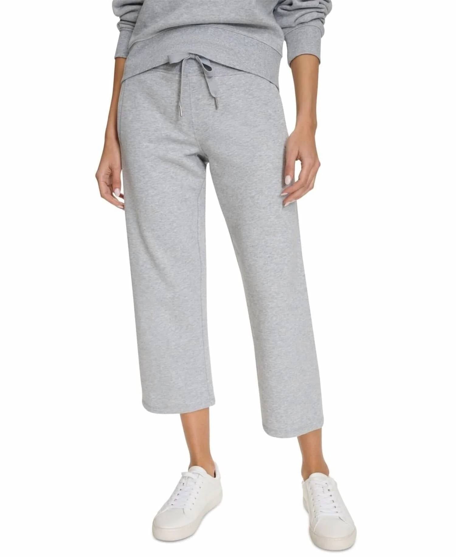 Calvin Klein - Cropped Drawstring-waist Pant