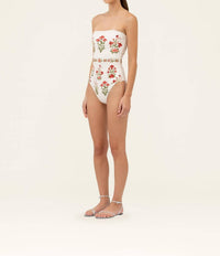 Agua By Agua Bendita - Ilusion Canna Strapless One-Piece Swimsuit