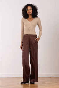 Avenue Montaigne - Carla Liquid Satin Pants