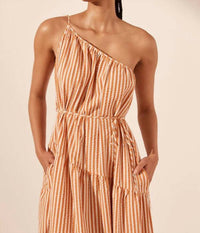 Shona Joy - Hele One Shoulder Tiered Maxi Dress