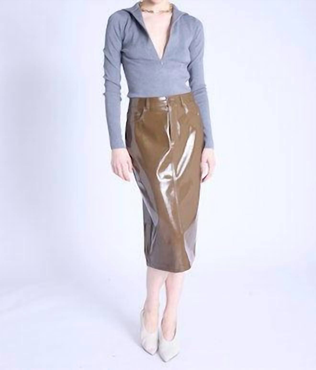 Berenice - Liquid Pencil Skirt