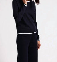 Minnie Rose - Supima Cotton Cashmere With Tipping Top
