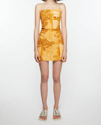 Acne Studios - Dua Tromp L'oeil Print Linen Minidress
