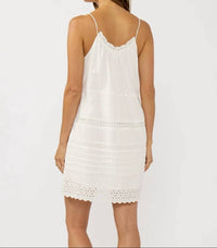 Lovestitch - Eyelet Pintuck Mini Dress