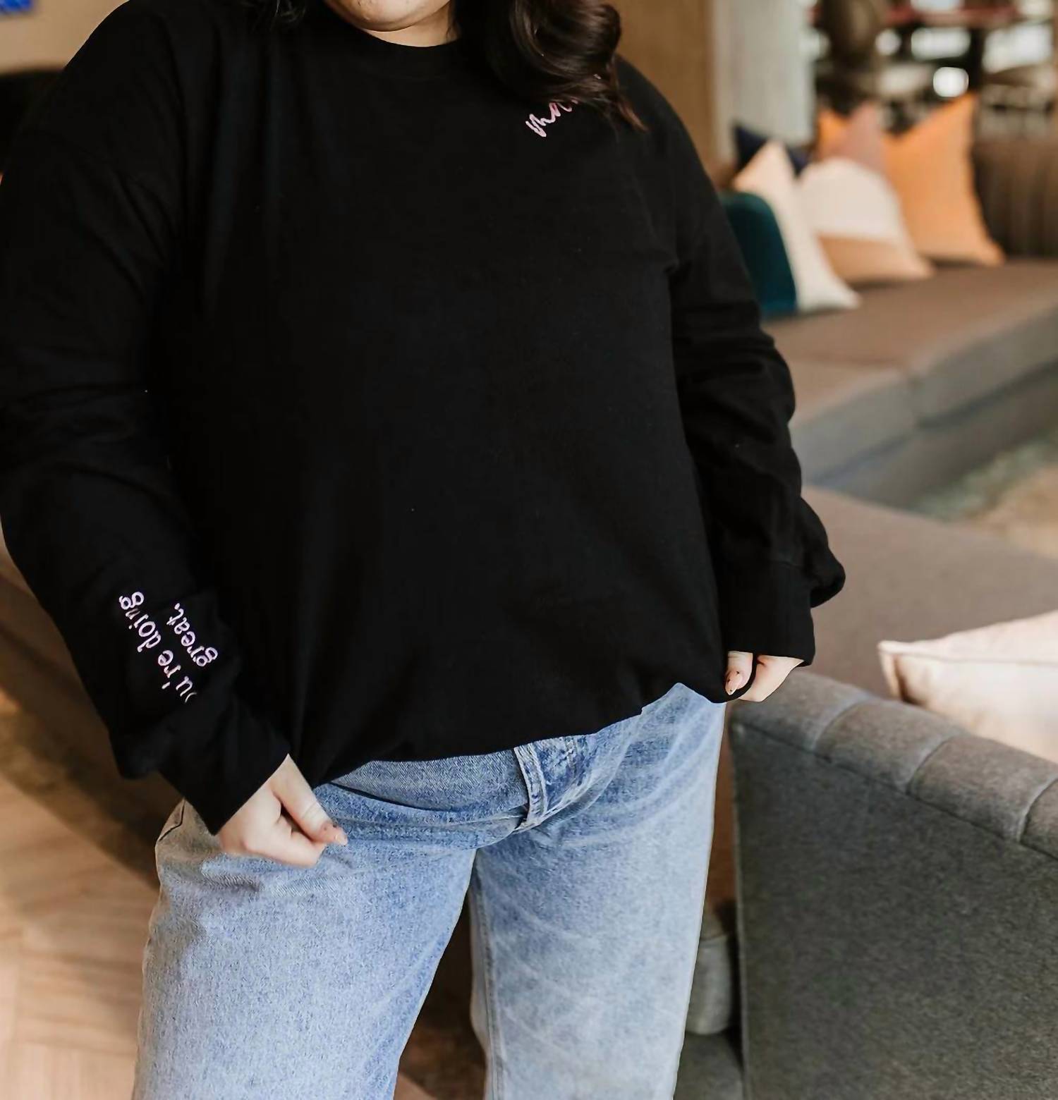 Ampersand Ave - University Pullover Sweatshirt - Plus