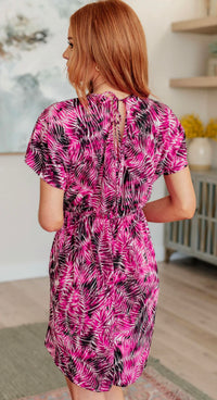 White Birch - Sunset Sands Short Sleeve Dress