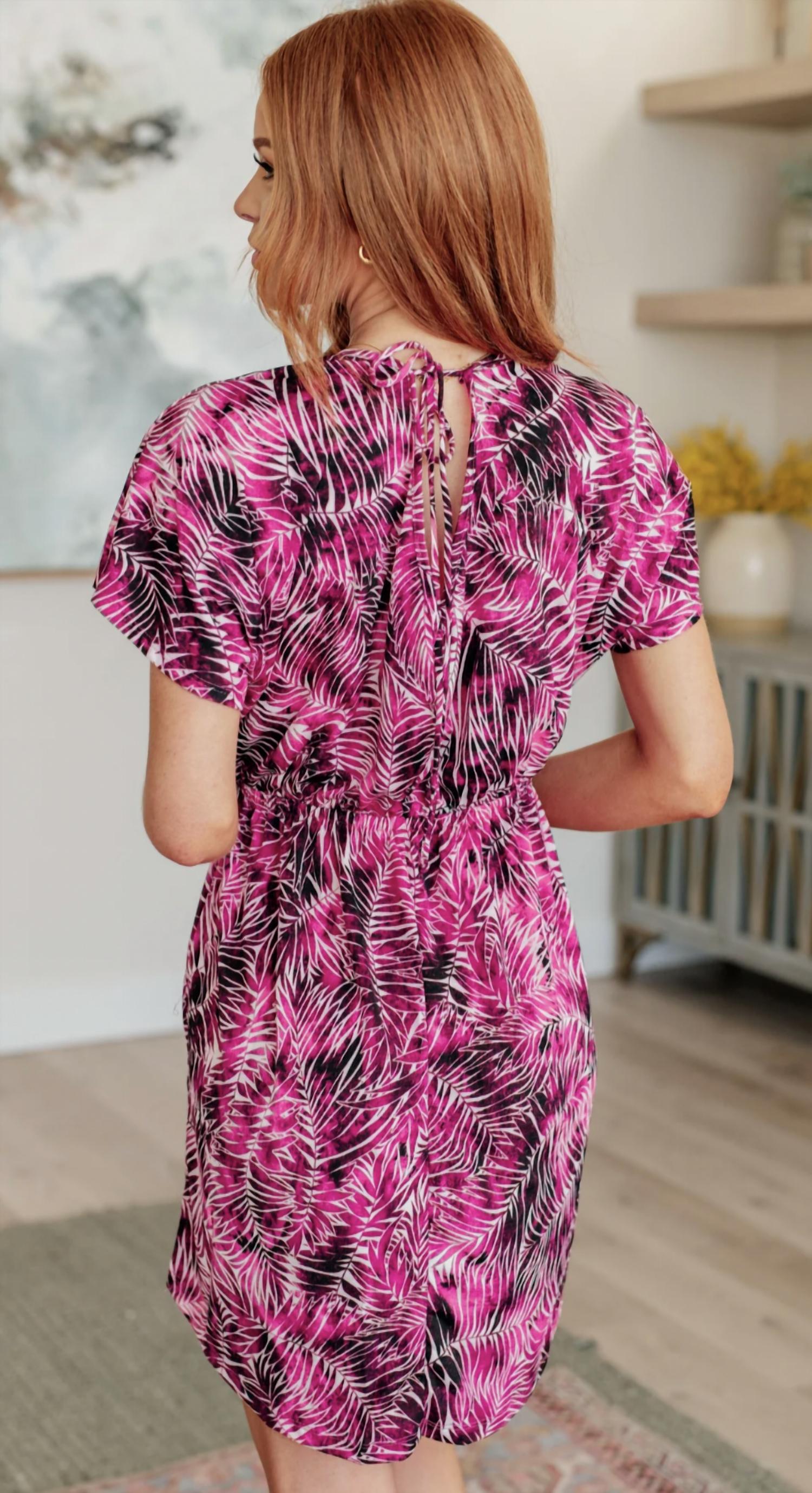 White Birch - Sunset Sands Short Sleeve Dress