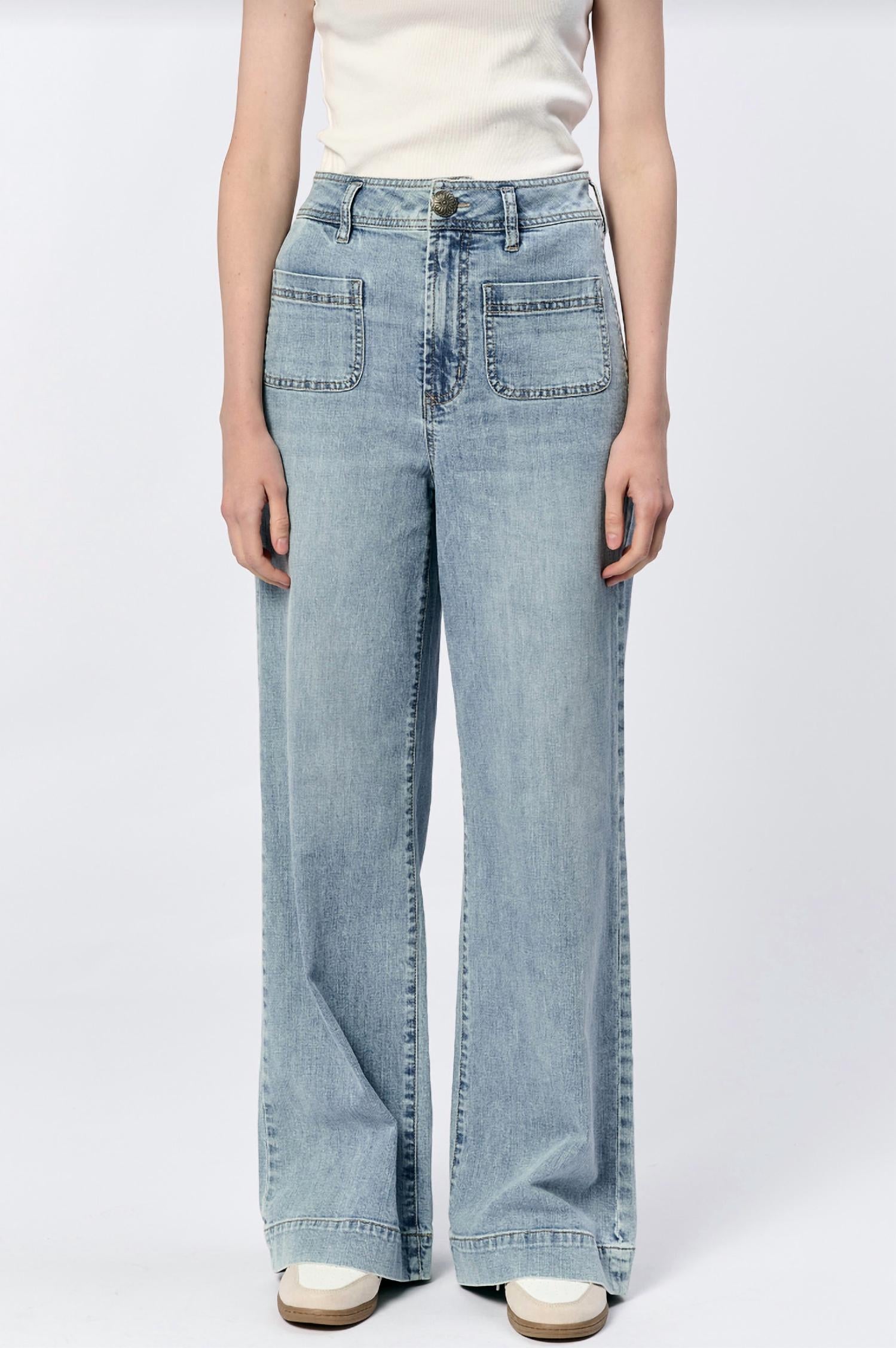 Dear John Denim - Audrey High Rise Patch Pocket Jean