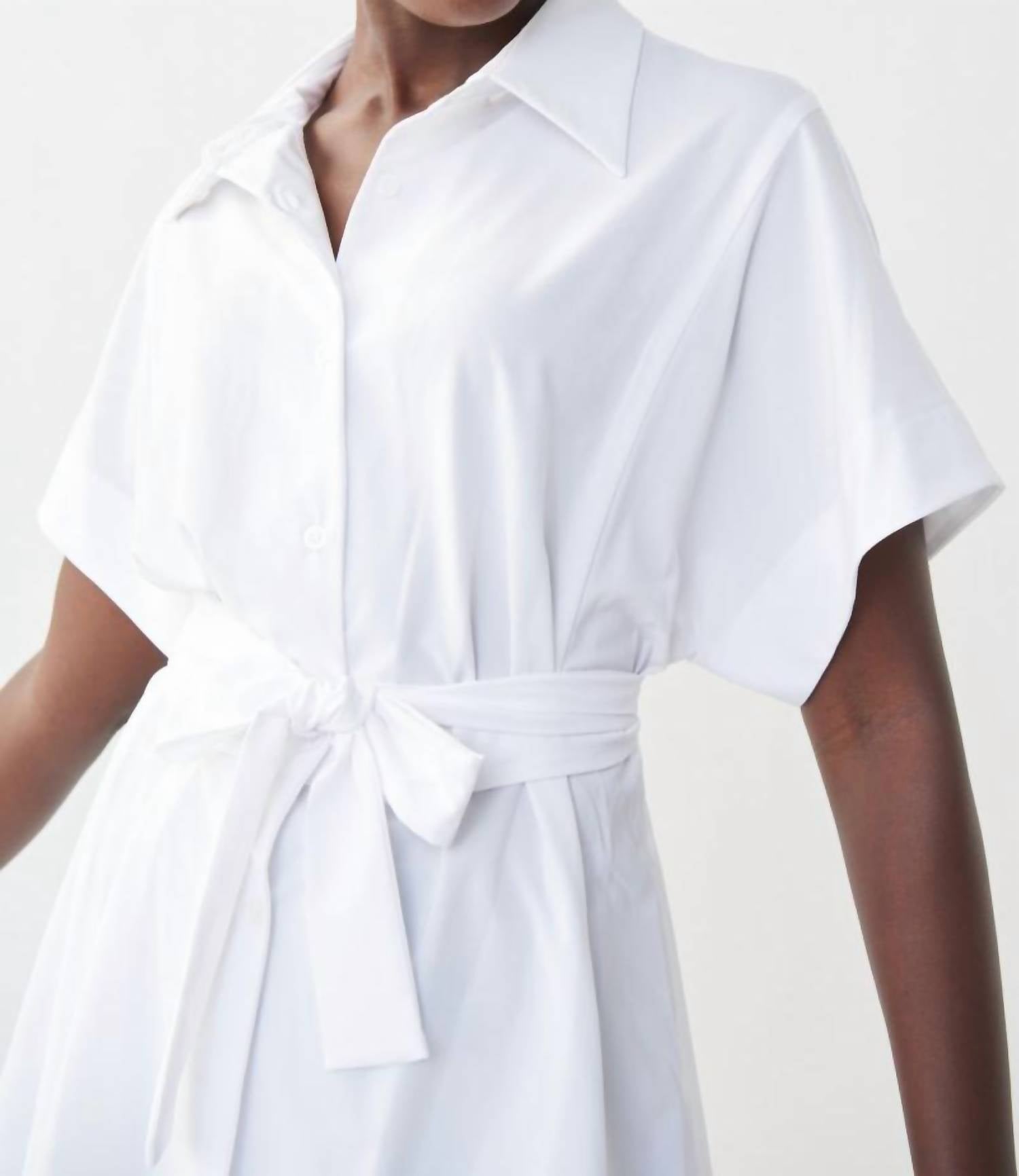 Joseph Ribkoff - High-low Sash Button Down Blouse