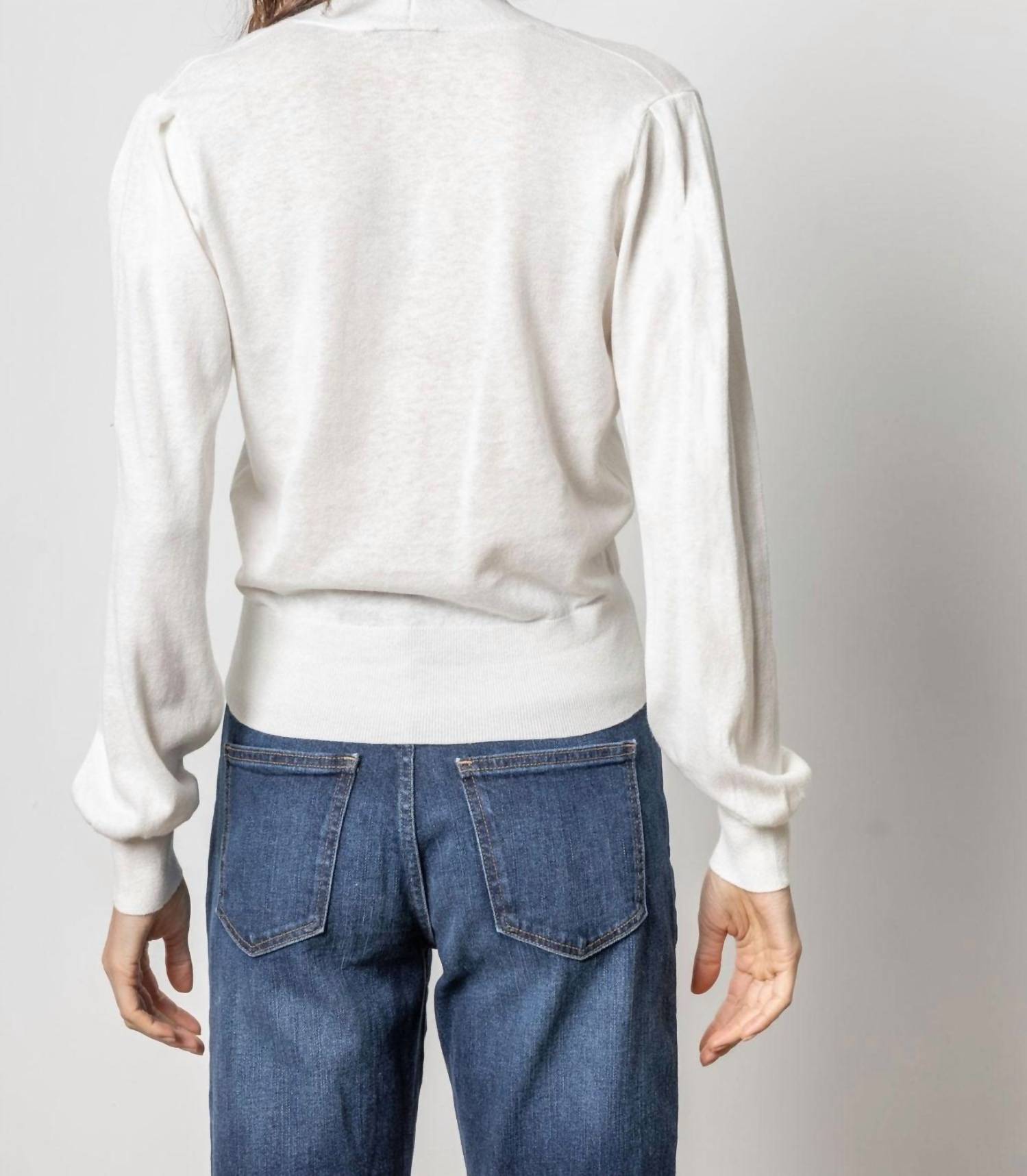 Lilla P - Long Sleeve Surplice Sweater