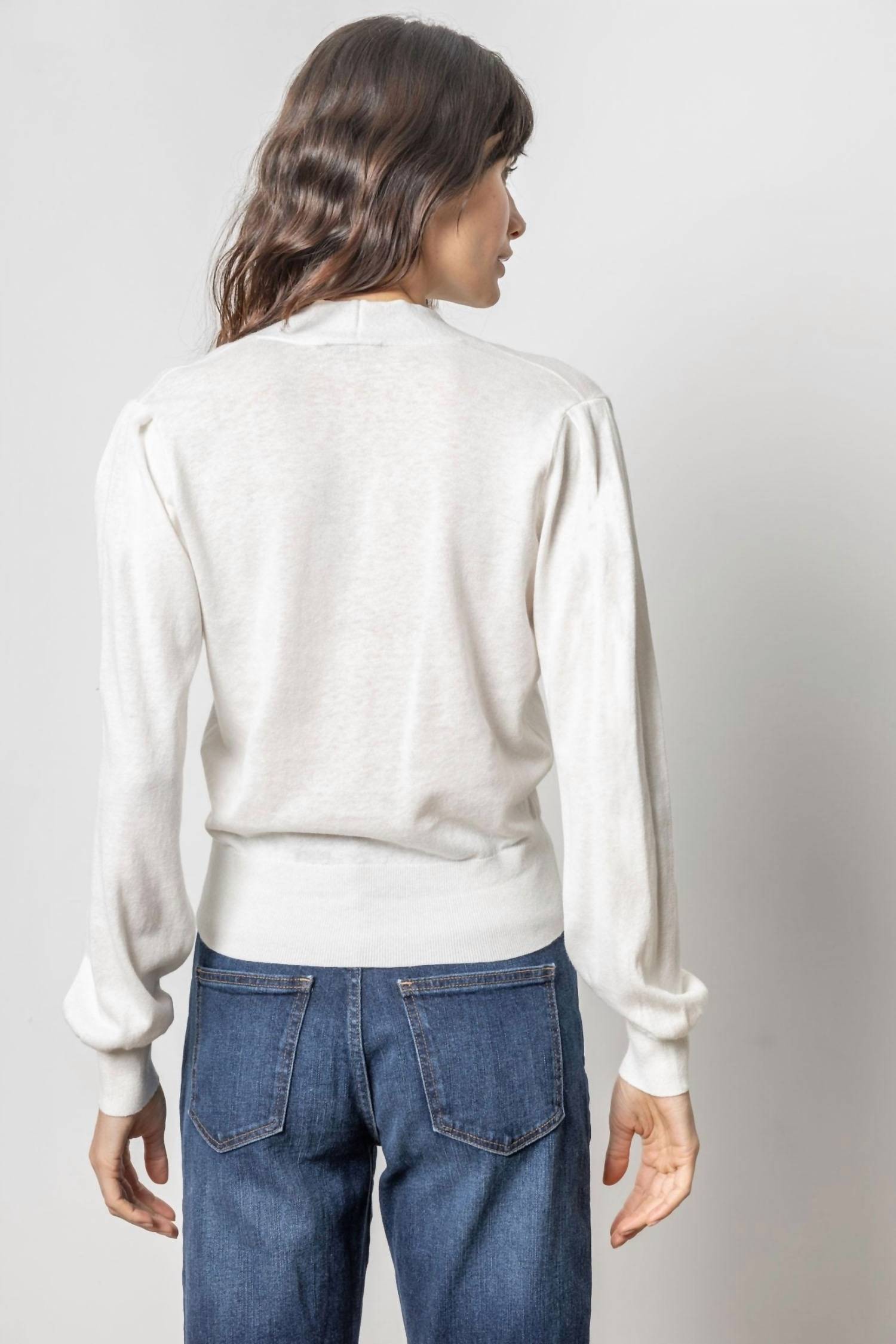 Lilla P - Long Sleeve Surplice Sweater
