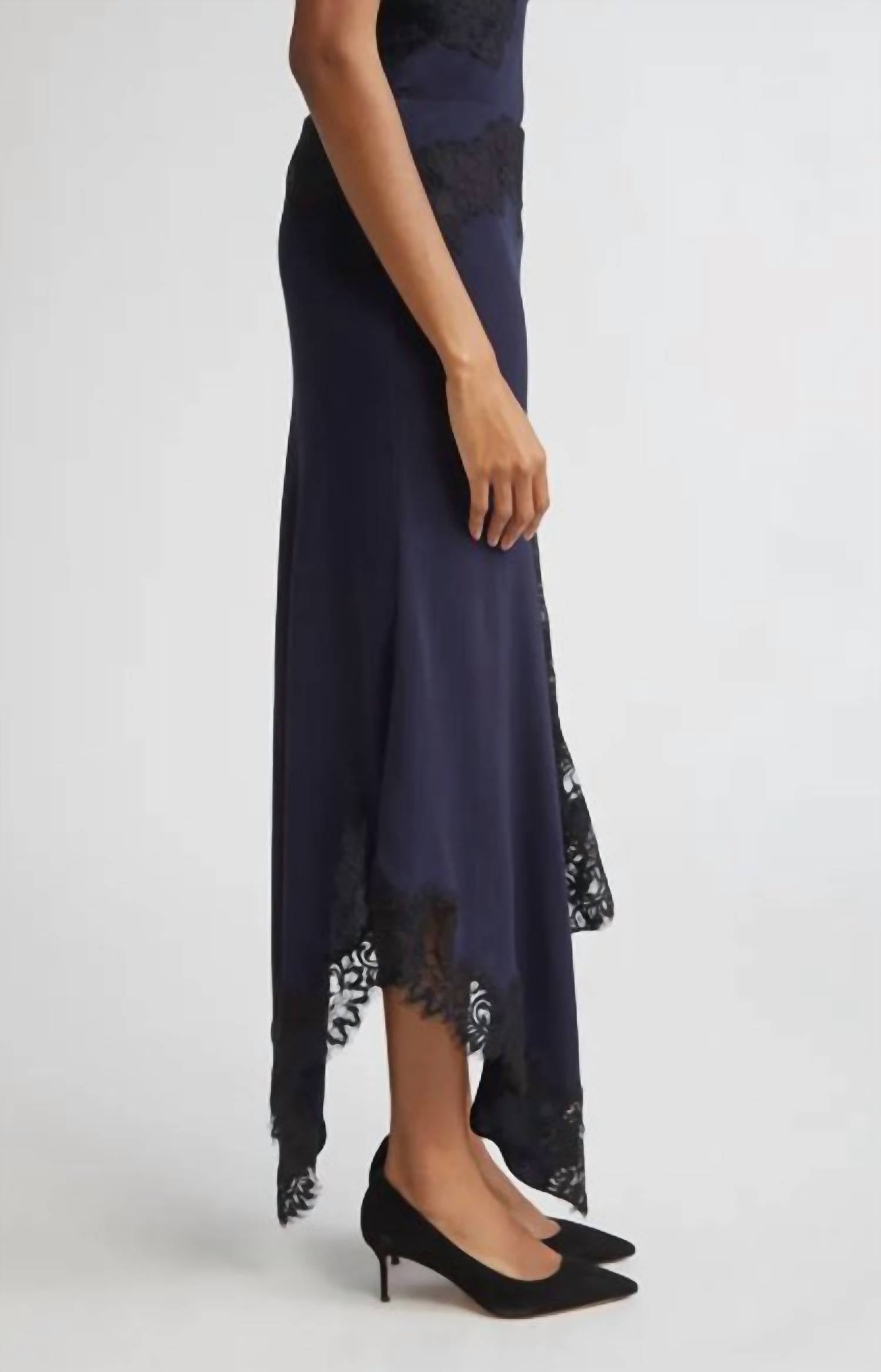 Veronica Beard - Hartley Asymmetrical Lace Skirt
