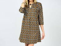 Ivy Jane - Flower Blocks Mini Dress
