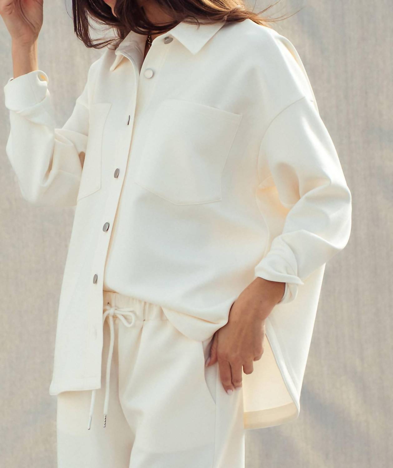 Urban Daizy - Cotton Shirt Jacket