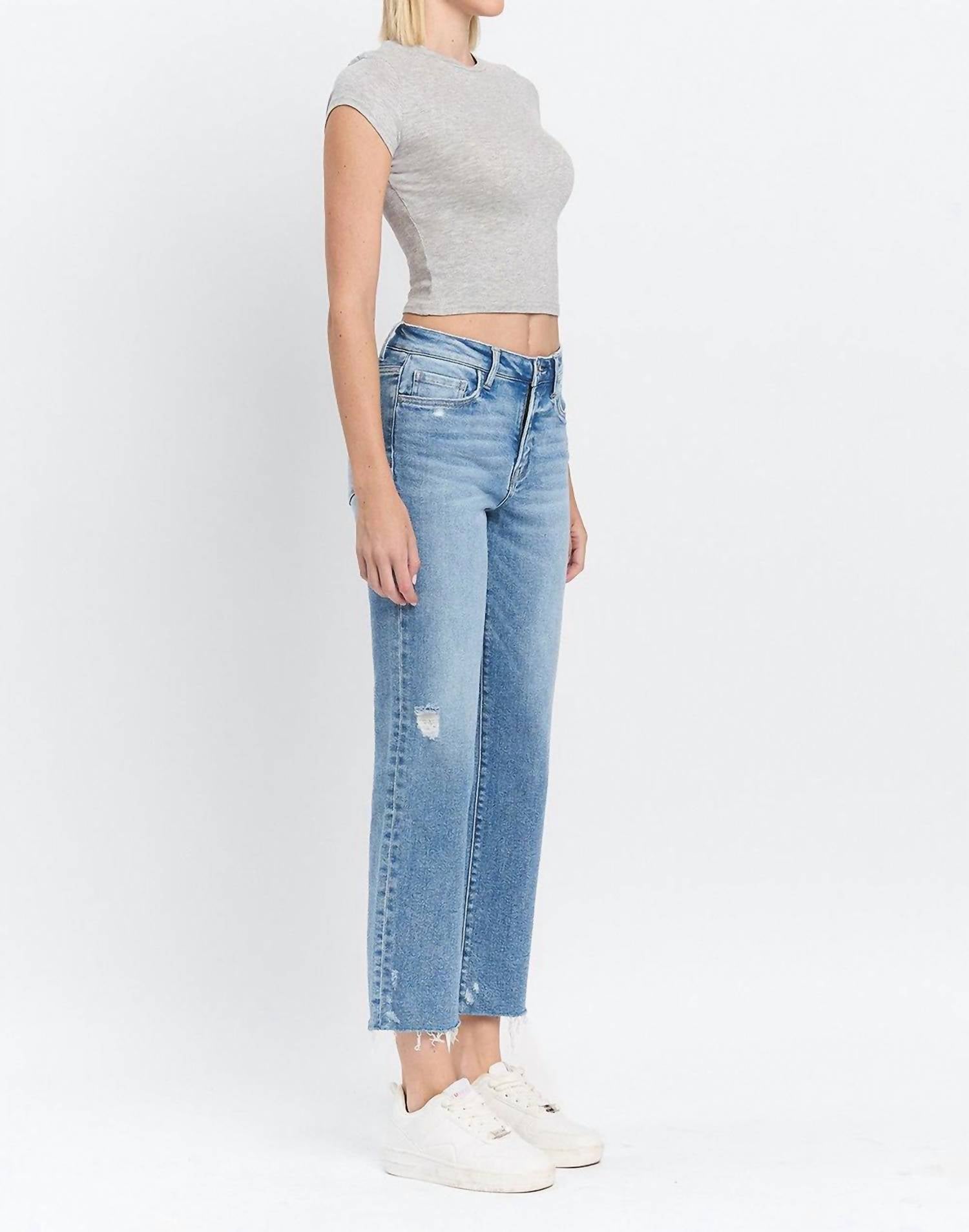 Flying Monkey - Sweet Time Ankle Straight Jeans
