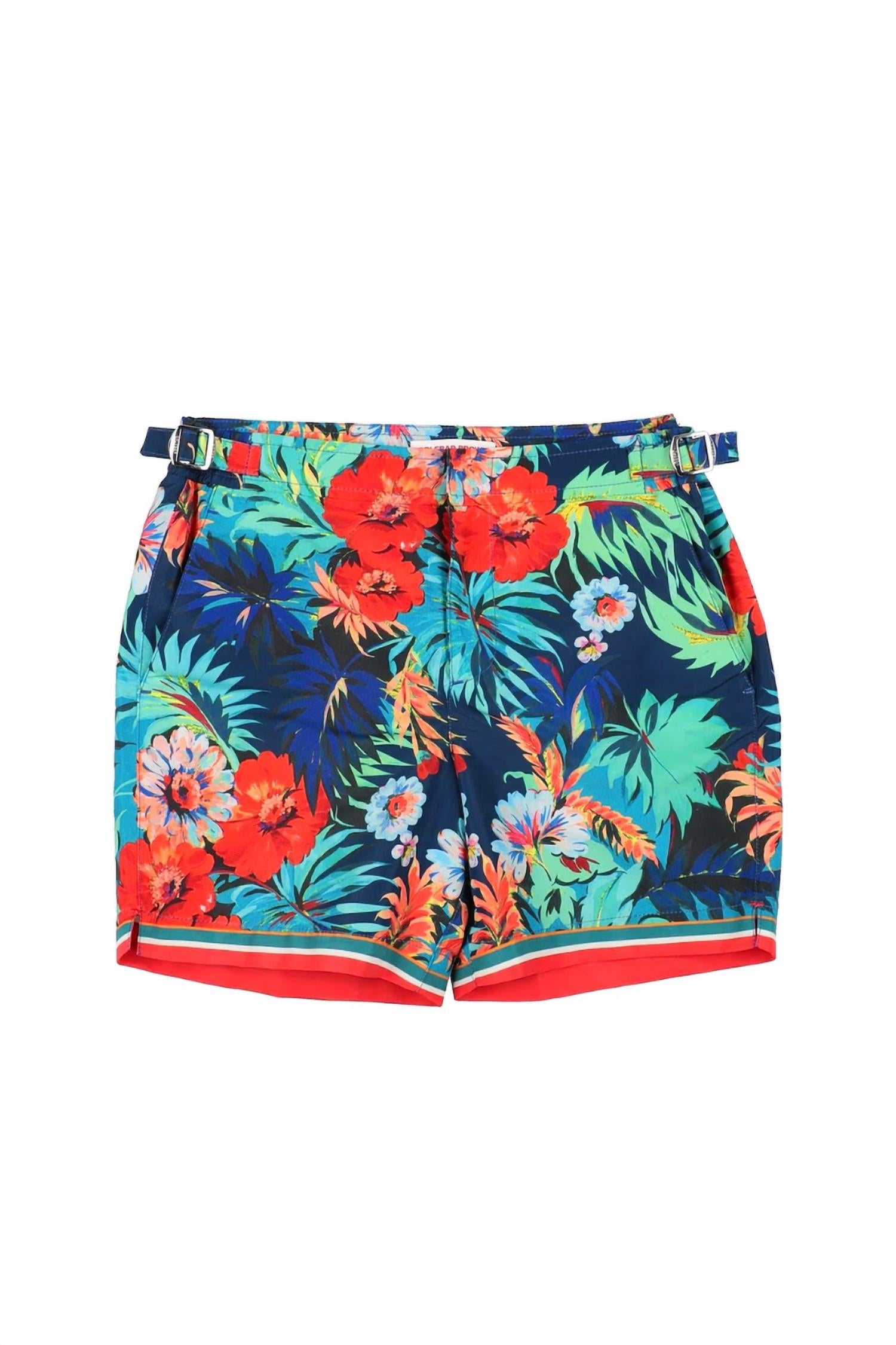 Orlebar Brown - Kid's Mid-length Floral-print Swim Shorts