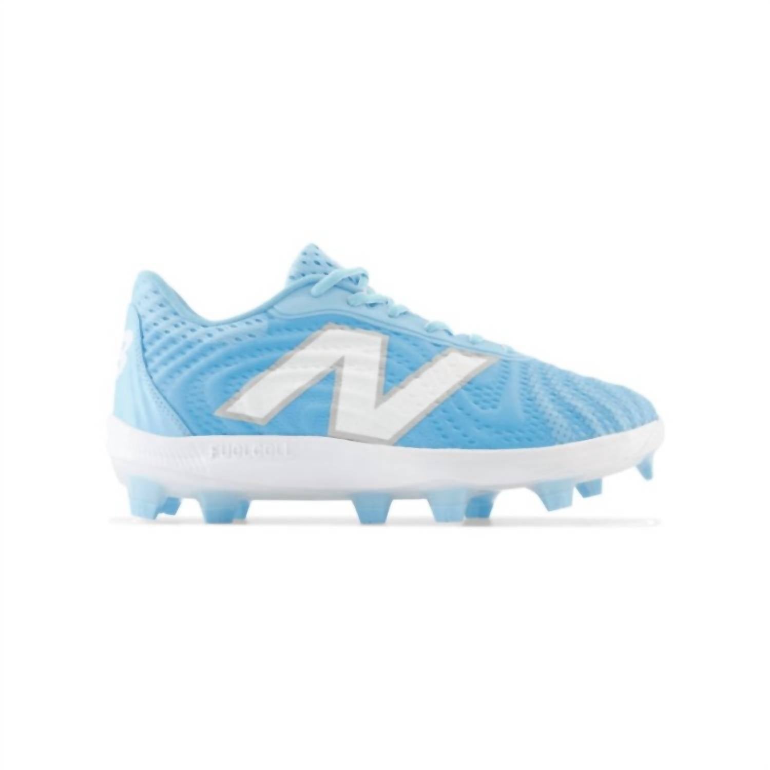 New Balance Men's Fuelcell 4040 V7 Molded Cleats in carolina blue - men's shoe