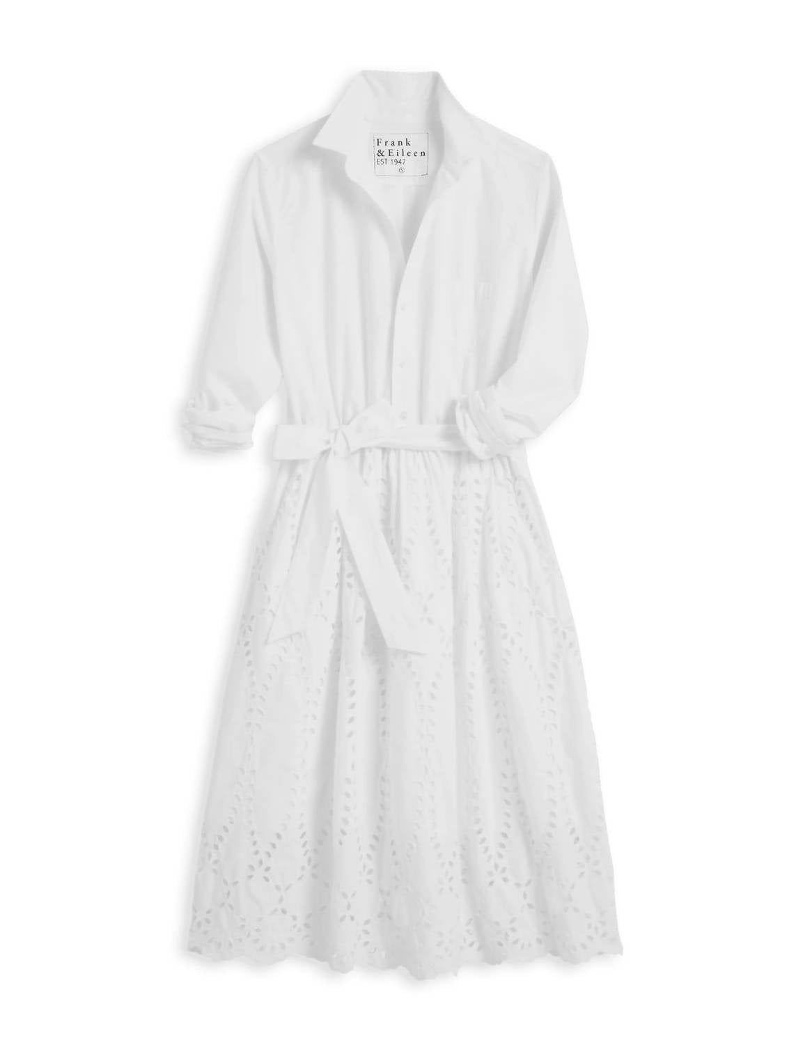 Frank & Eileen - Grace Midi Eyelet Midi Dress