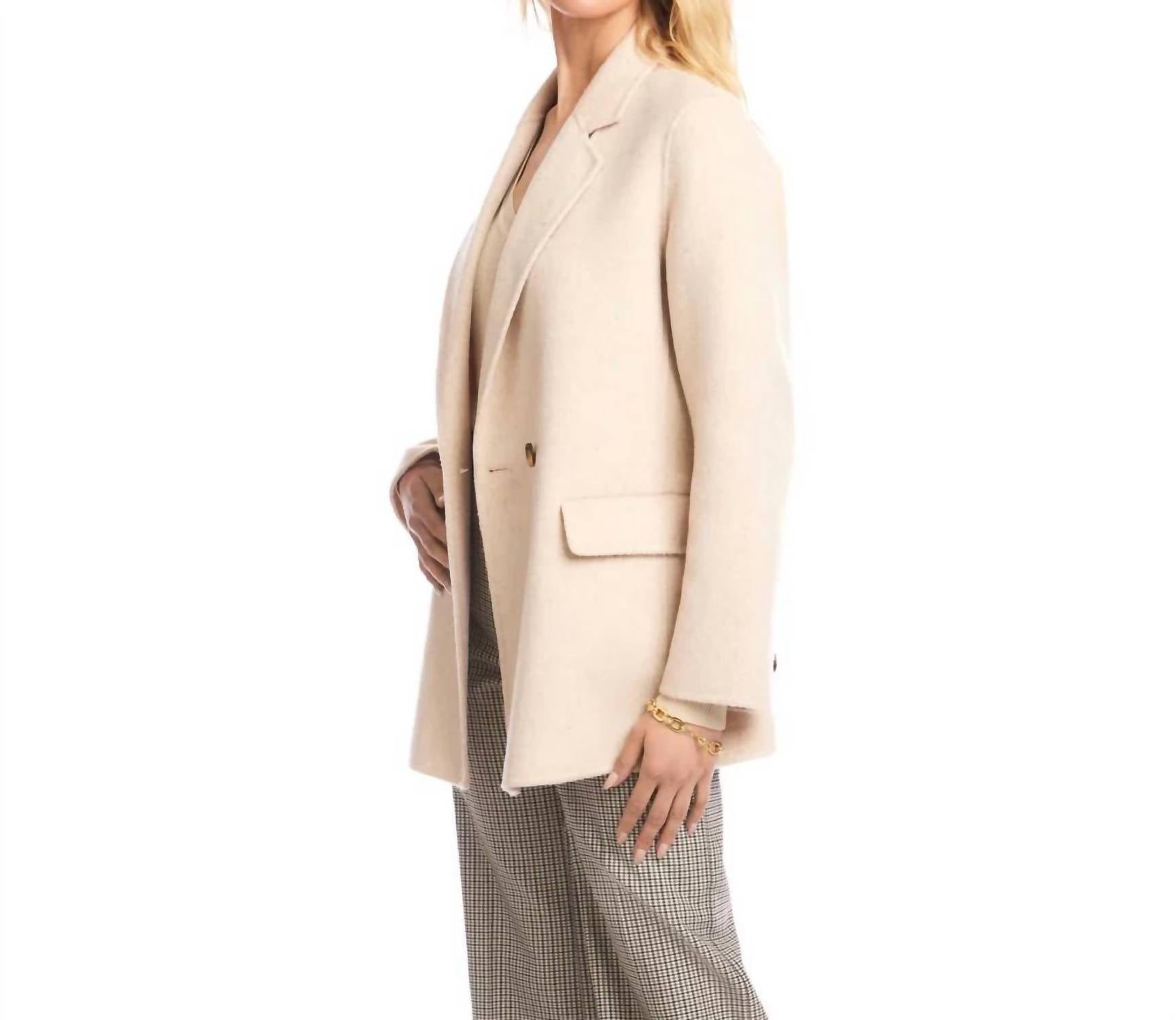 Karen Kane - Brushed Double-breasted Coat