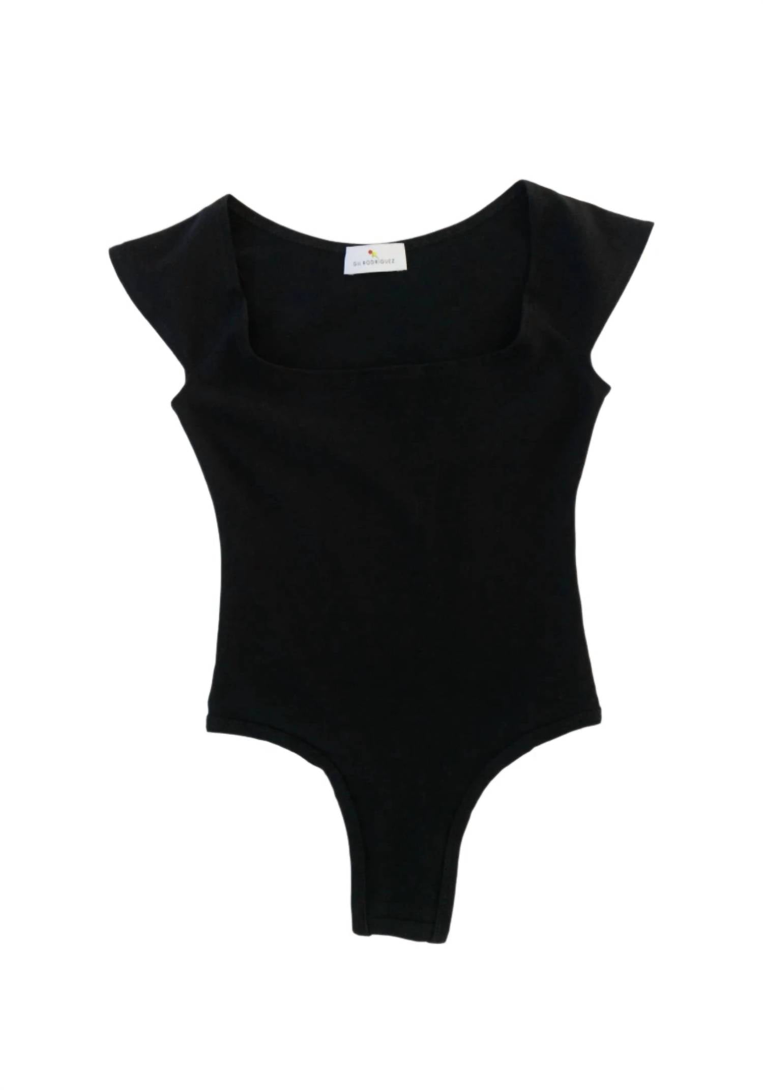 GIL RODRIGUEZ El Tigre Bodysuit in black - women's shirt - view 4