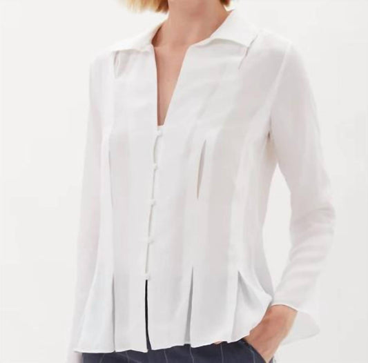 Ecru - Swinton Box Pleat