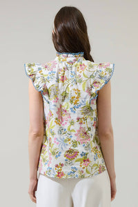 Thml - Rae Floral Ruffle Top