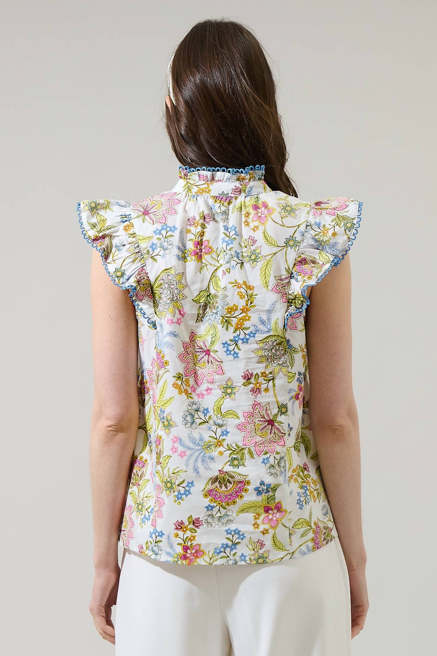 Thml - Rae Floral Ruffle Top