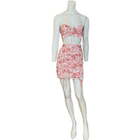 O.Vianca - Crop Top and Mini Skirt Set