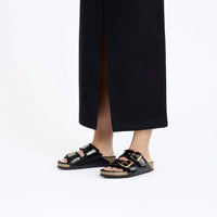 Birkenstock - Women's Arizona Shearling Patent Sandal