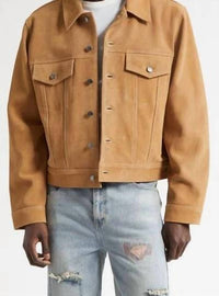 Midnight Rodeo - Suede Trucker Jacket