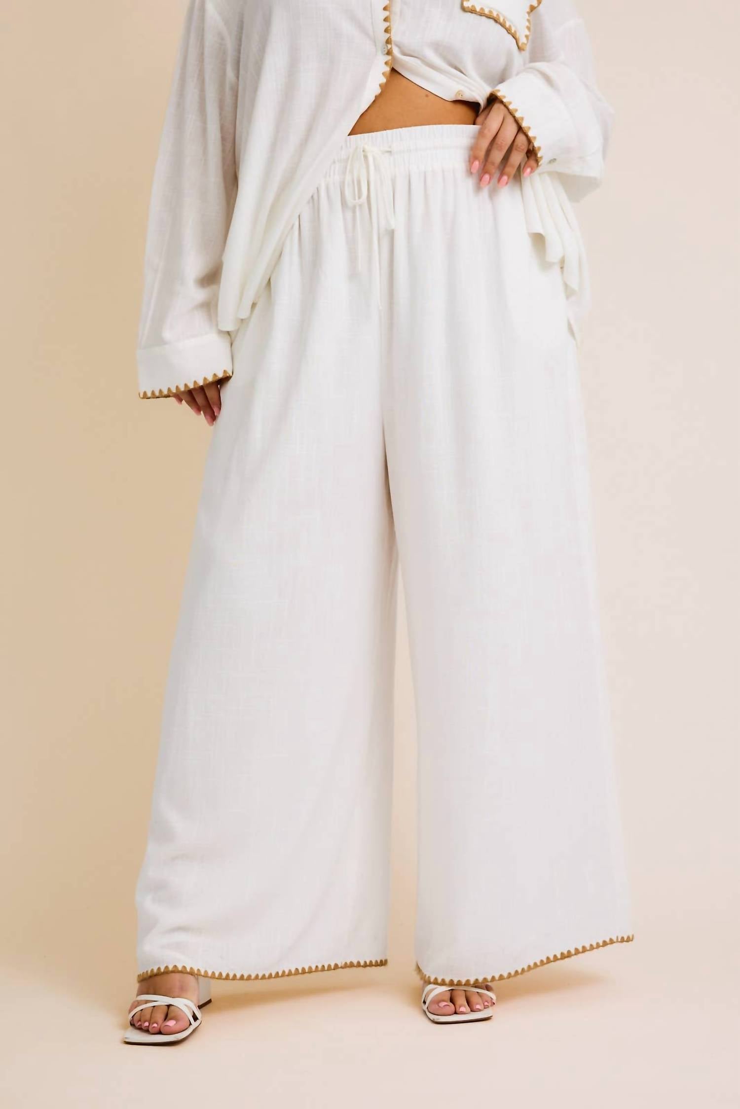 Gilli - Ellie Wide Leg Pants - Plus