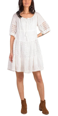GIGI MODA Essenza Mini Dress in white - women's dress