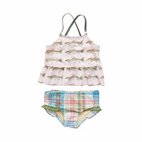 Pink Chicken - Kid's Rainbow Trout Joy Tankini Bikini